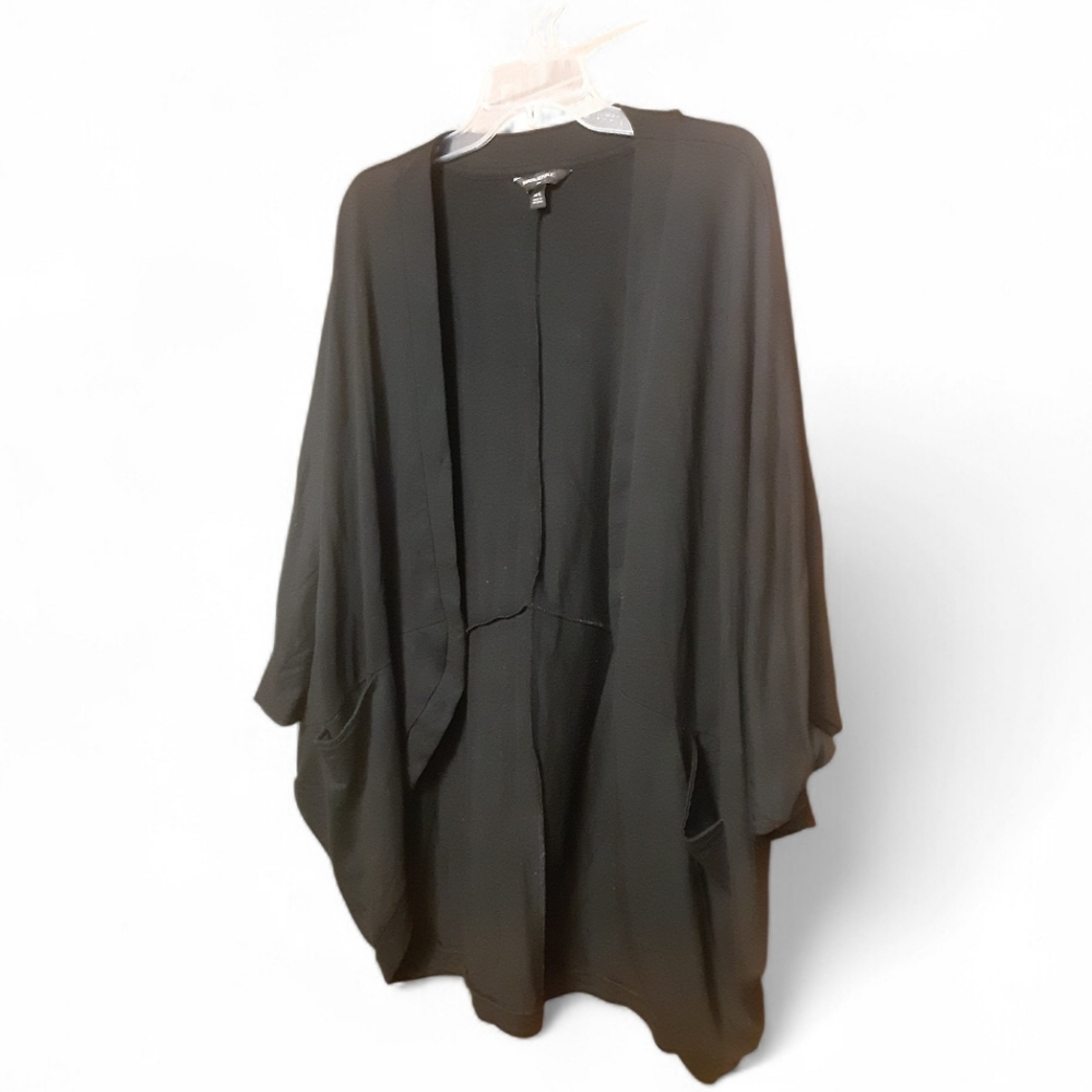 Banana Republic Black Open-Front Womens Cardigan Sweater. Sz M/L - Picture 2 of 3